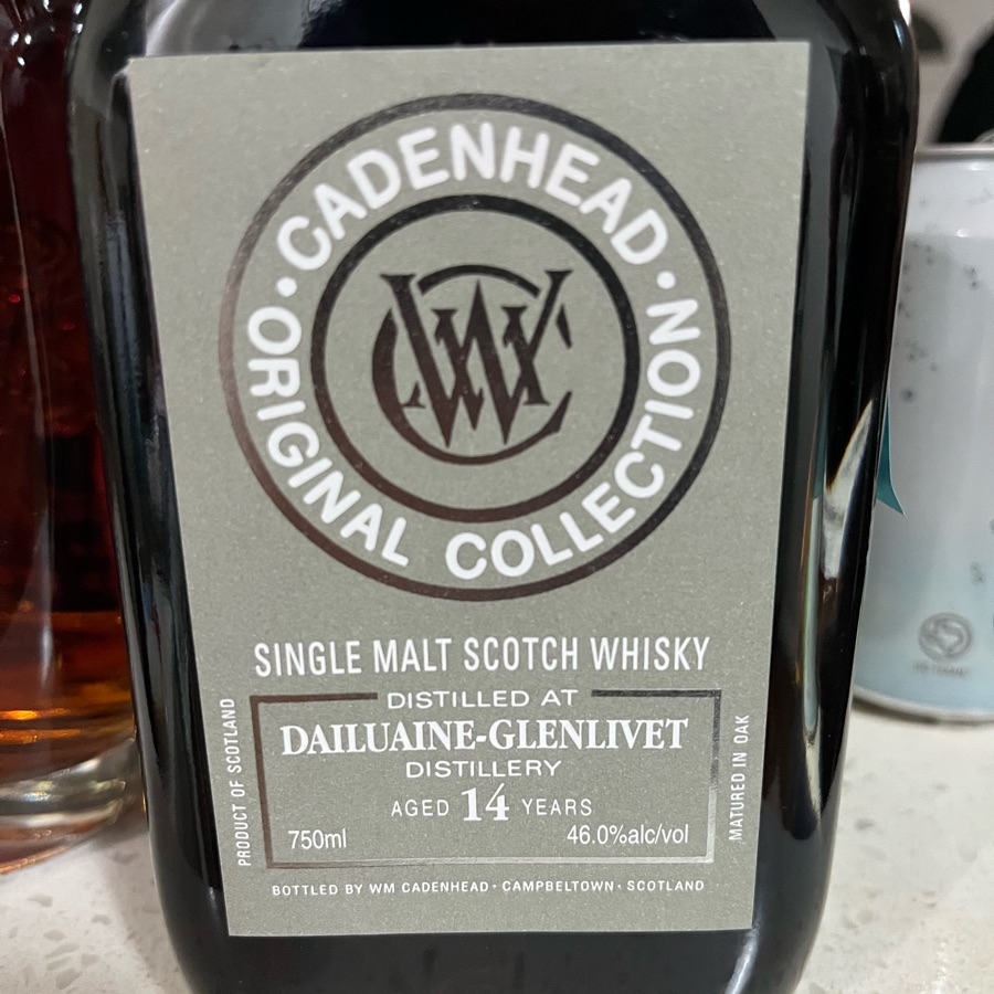 Dailuaine-Glenlivet 2008 14 Years (Cadenhead's)