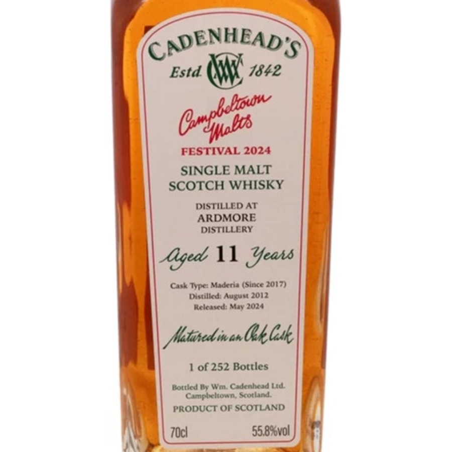 Ardmore 2012 11 Years Cadenhead's (Campbeltown Malts Festival 2024)