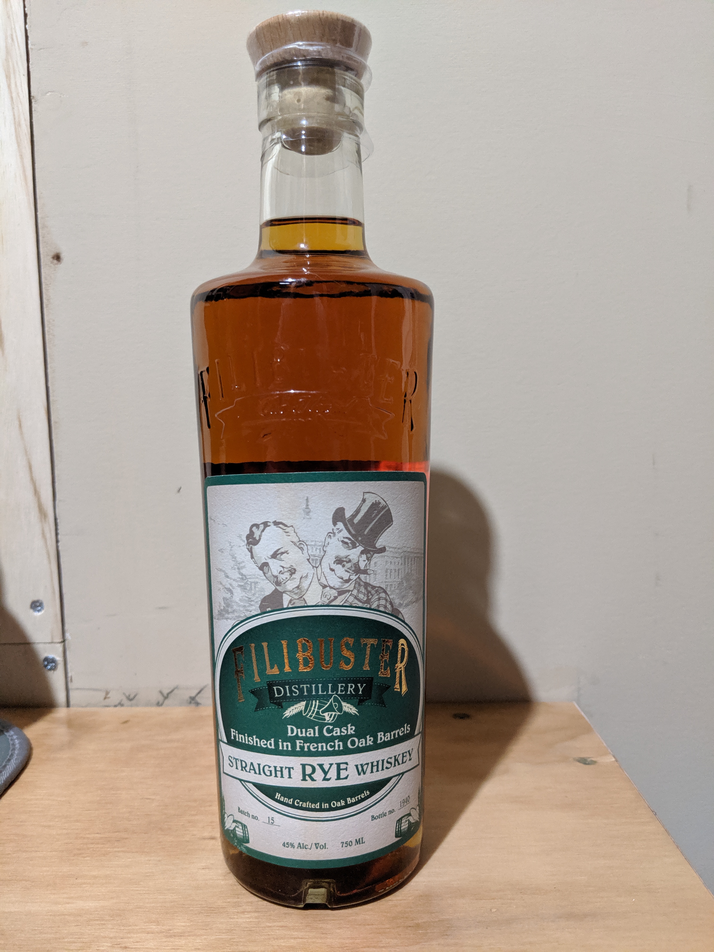 Filibuster Dual Cask Straight Rye