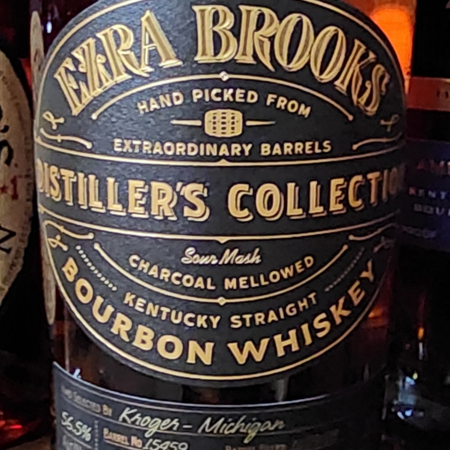 Ezra Brooks Distiller's Collection ~ Kroger MI Select Barrel #15459