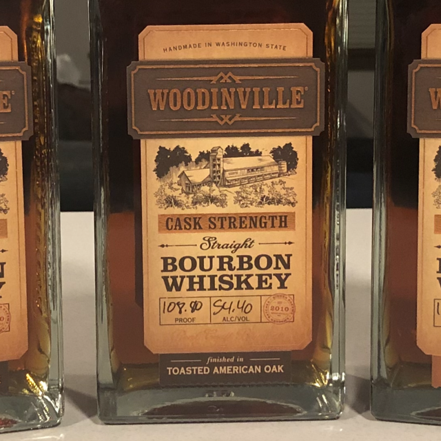 Woodinville Cask Strength Straight Bourbon, Finished in Toasted American Oak