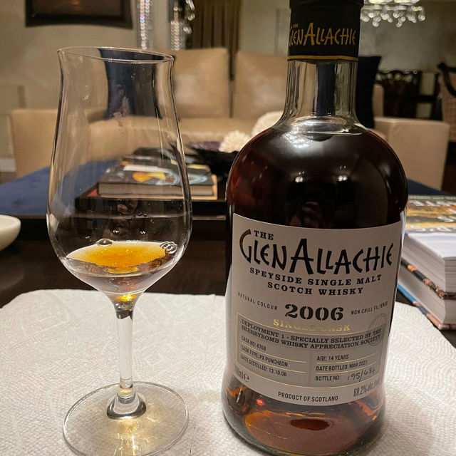 Glenallachie Cask 4768 Sherry Bomb Whisky Appreciation Society