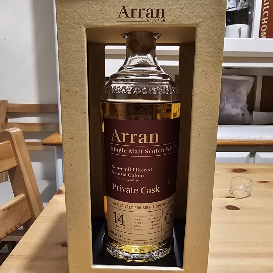 Arran 14 Year Private Cask