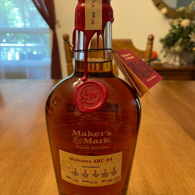 Maker's Mark Private Selection Alabama ABC #4