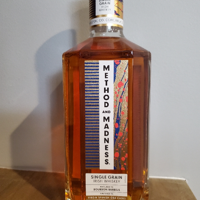 Method And Madness Single Grain Matured In Bourbon Barrels