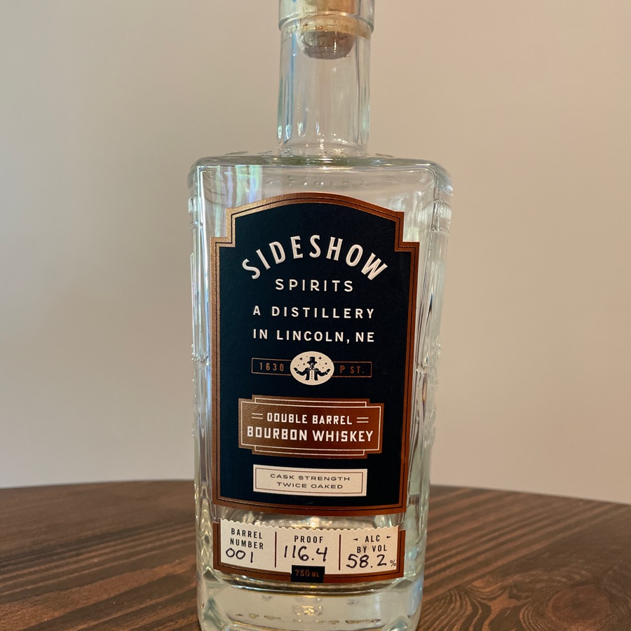 Sideshow Spirits Double Barrel Bourbon Whiskey