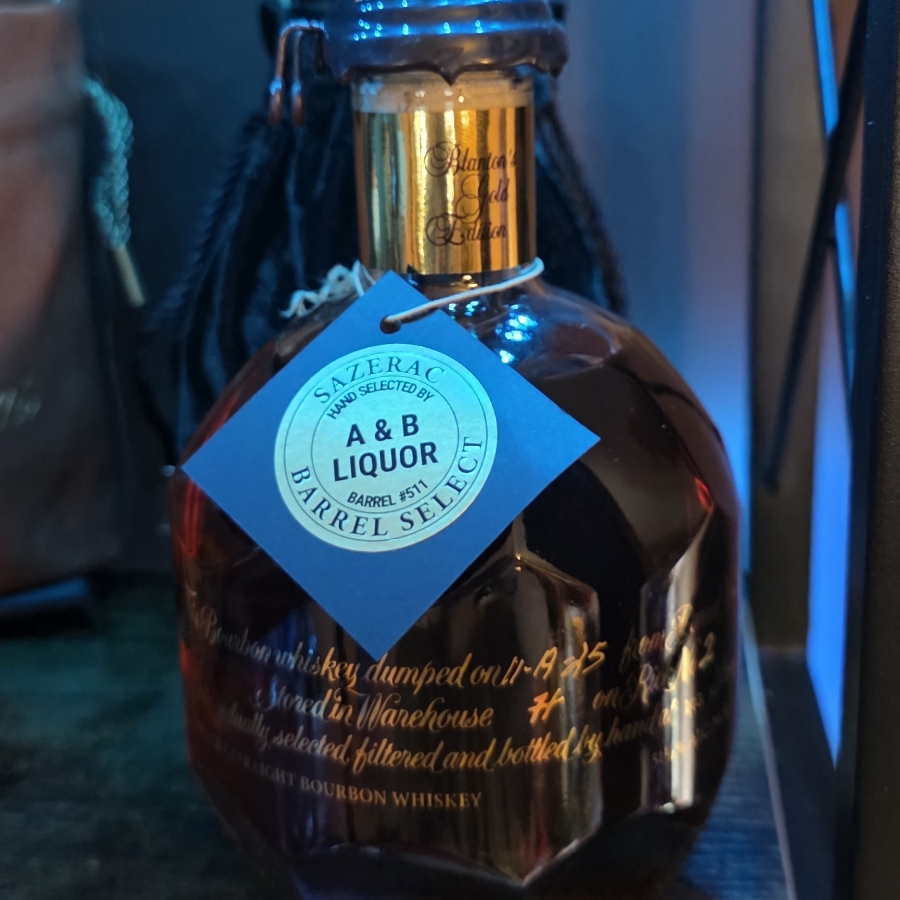 Blanton's Gold Sazerac Barrel Select 2025 - (A&B Liquor Stores, MI)