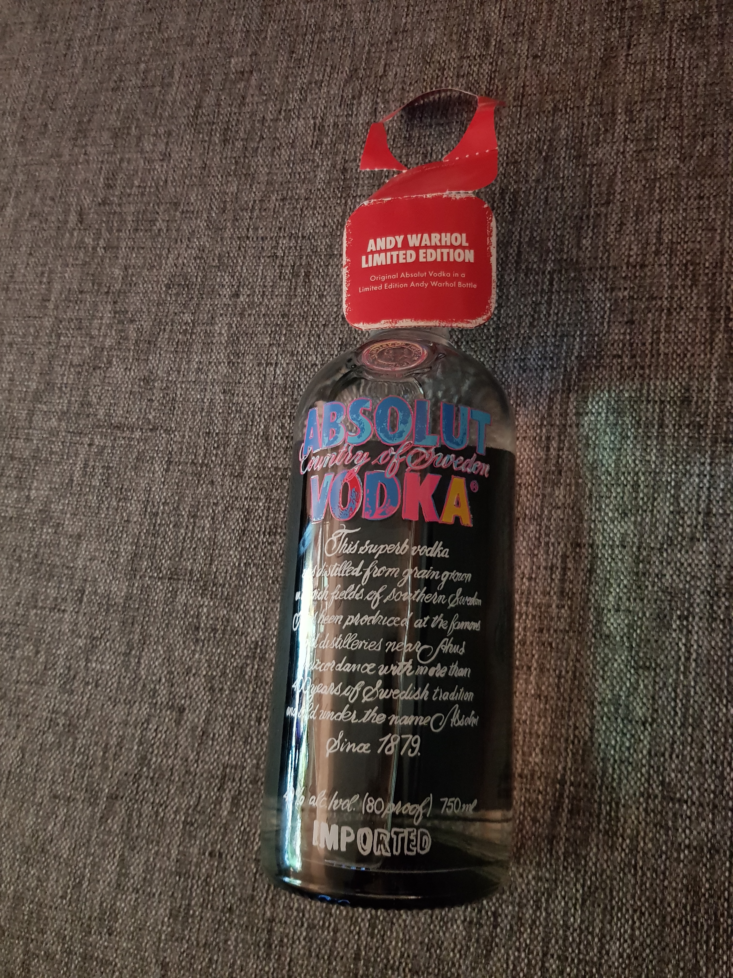 Absolut Vodka Andy Warhol Limited Edition