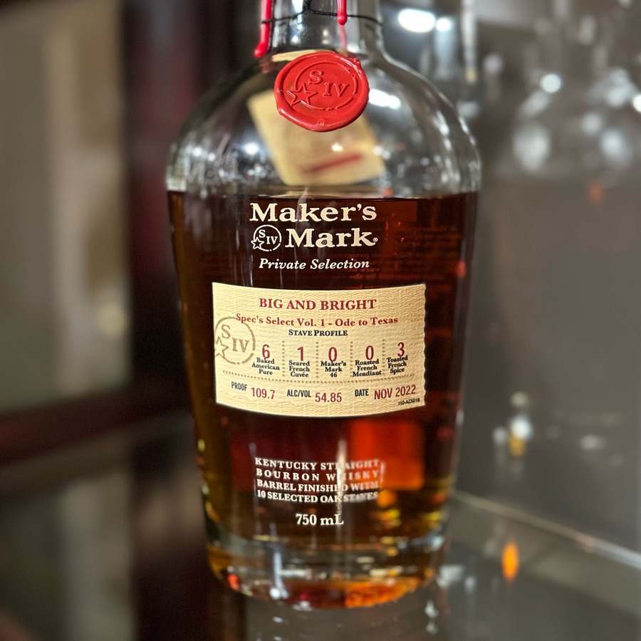 Maker's Mark Provate Selection "BIG AND BRIGHT" (Spec's Select)