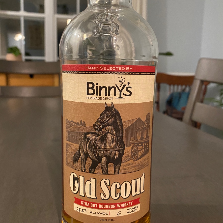 Old Scout Single Barrel Barrel Proof Binny's