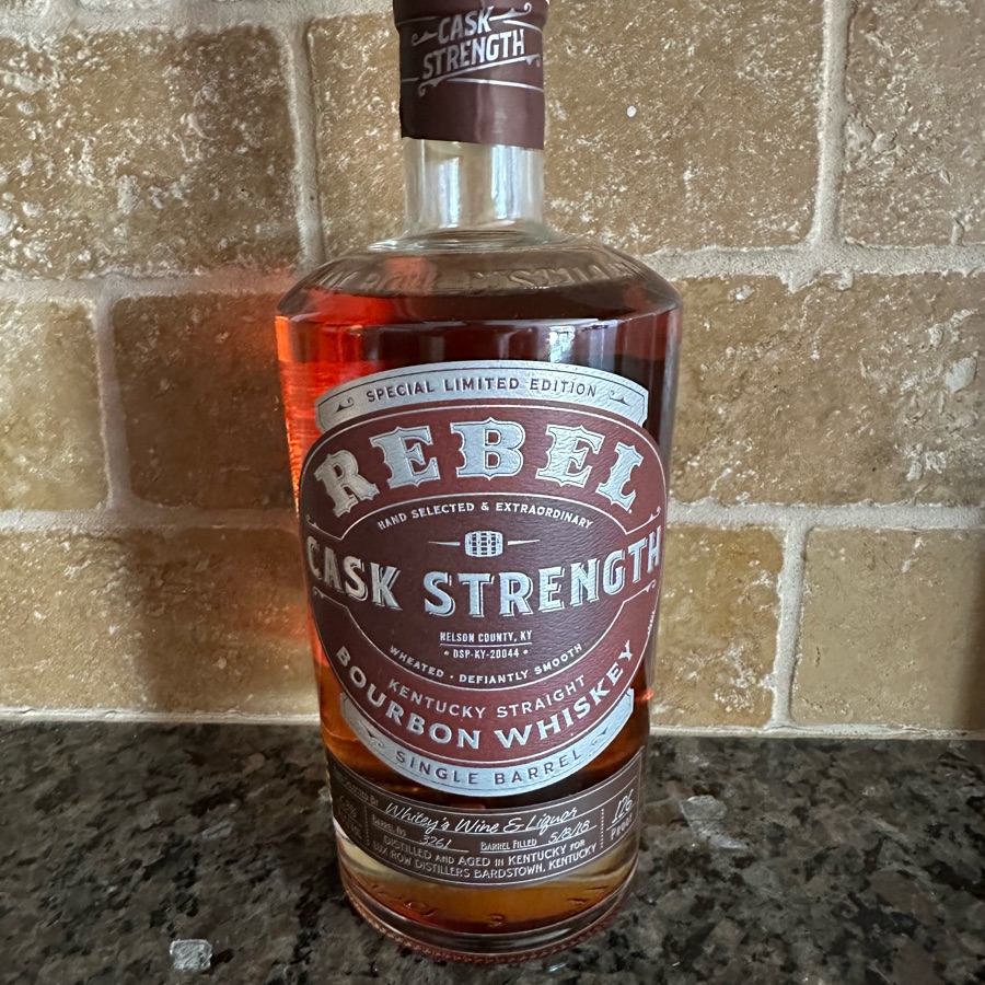 Rebel Single Barrel Cask Strength (Whitey's Wine & Liquor)