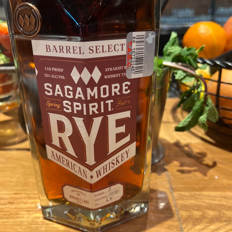 Sagamore Spirit Rye American Whiskey (Whiskey Cake Barrel # 5)