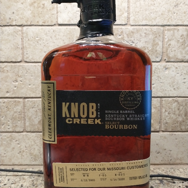 Knob Creek Single Barrel Select (Missouri Customers) W-N, F-05, R-021