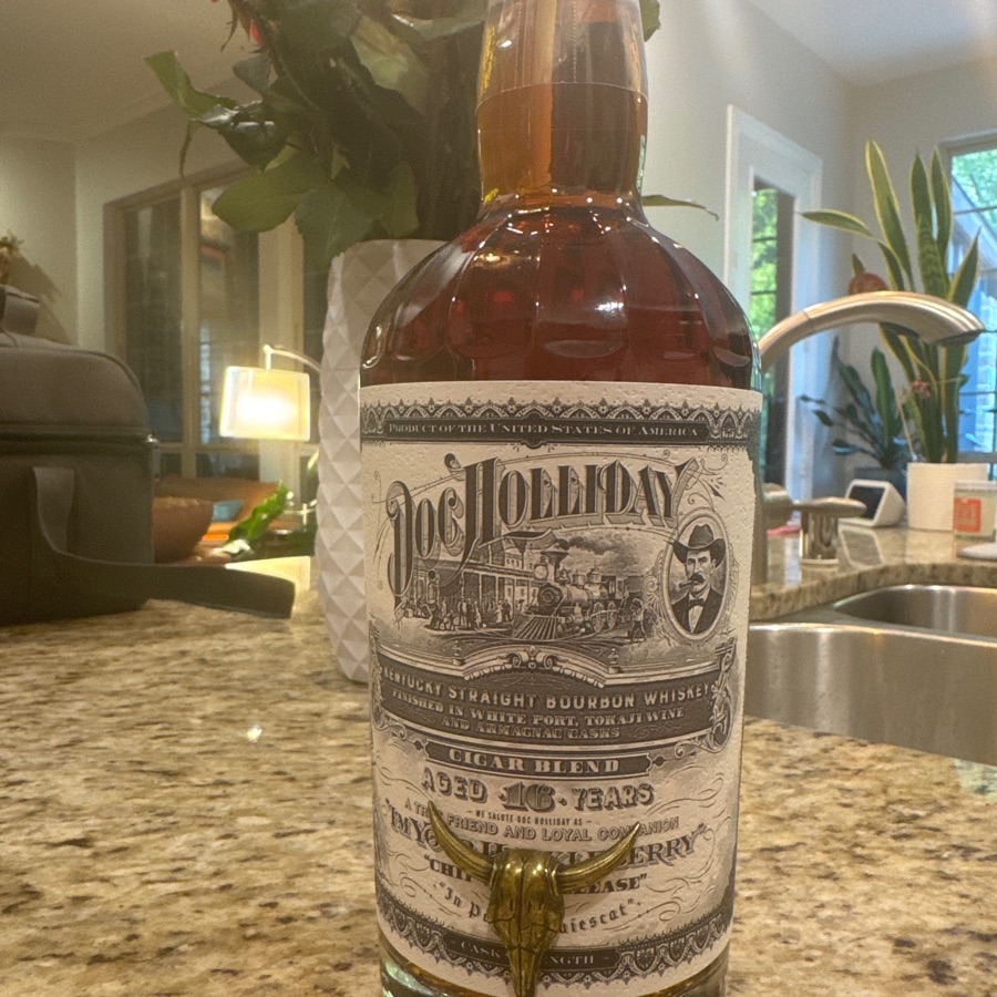 Doc Holliday, 16 Year Kentucky St., Bourbon whiskey Chip Tate release - Cigar Blend