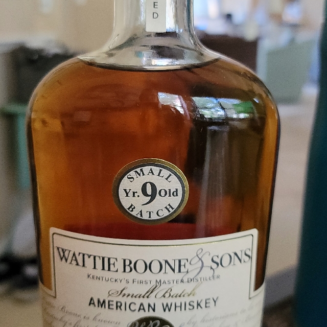 Wattie Boone & Sons 9 Year Small Batch American Whiskey