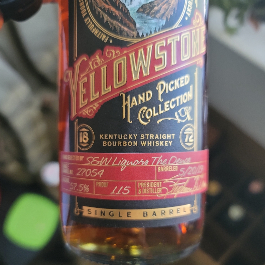 Yellowstone Single Barrel (S&W Liquor Store Pick)