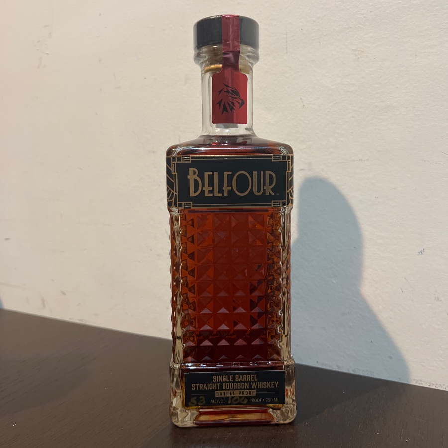 Belfour Single Barrel Straight Bourbon Whiskey (Lazy Day Liquors Barrel # 1276)