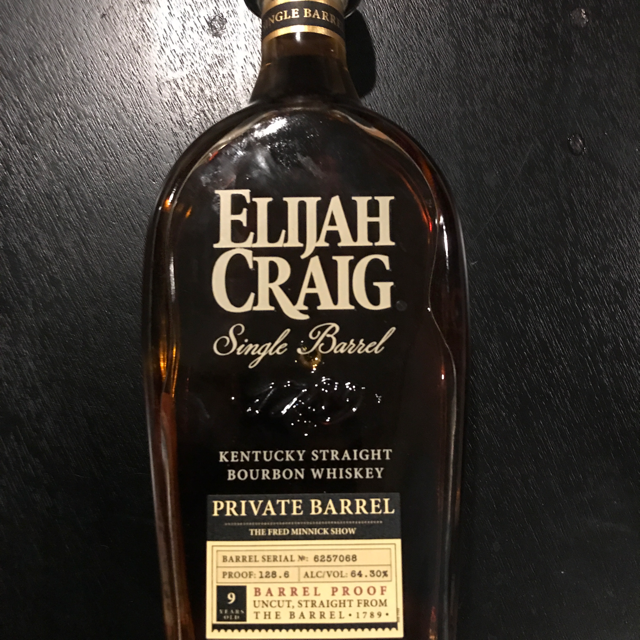 Elijah Craig Single Barrel Select Barrel Proof (Fred Minnick Show)