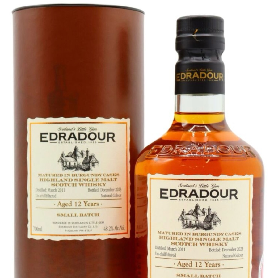 Edradour Burgundy Cask Matured Batch 2011 12 Year Old
