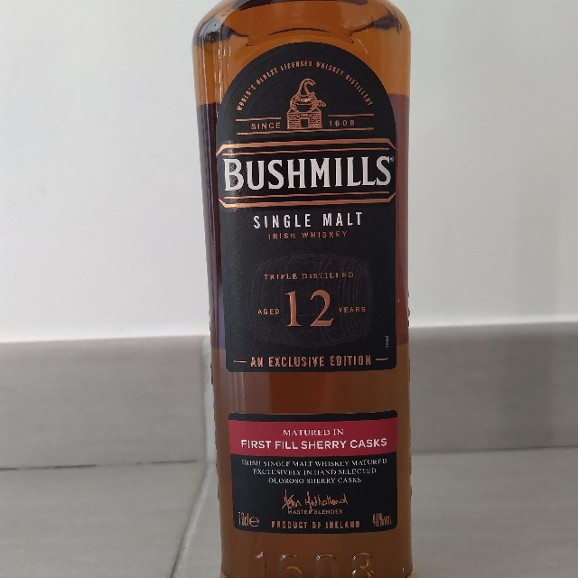 Bushmills 12 Year First-fill Sherry Casks