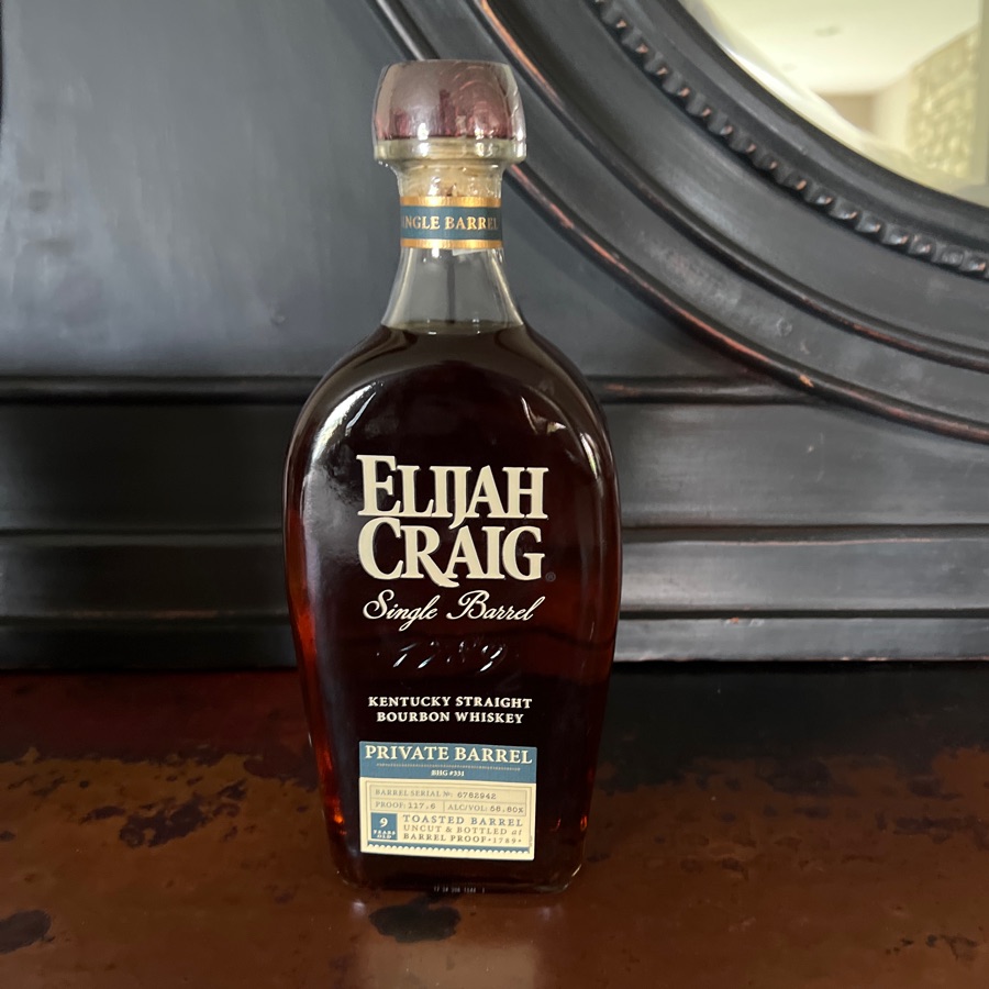 Elijah Craig Single Barrel Toasted Barrel Barrel Proof