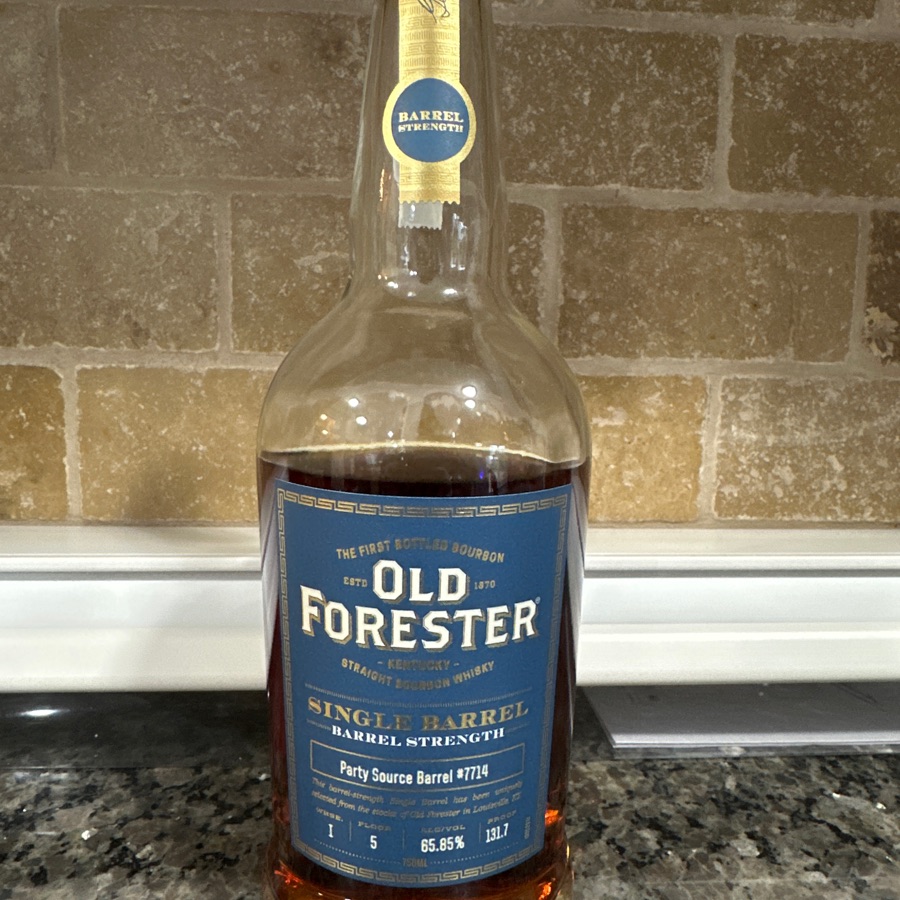 Old Forester Single Barrel Barrel Strength (Party Source #7714)