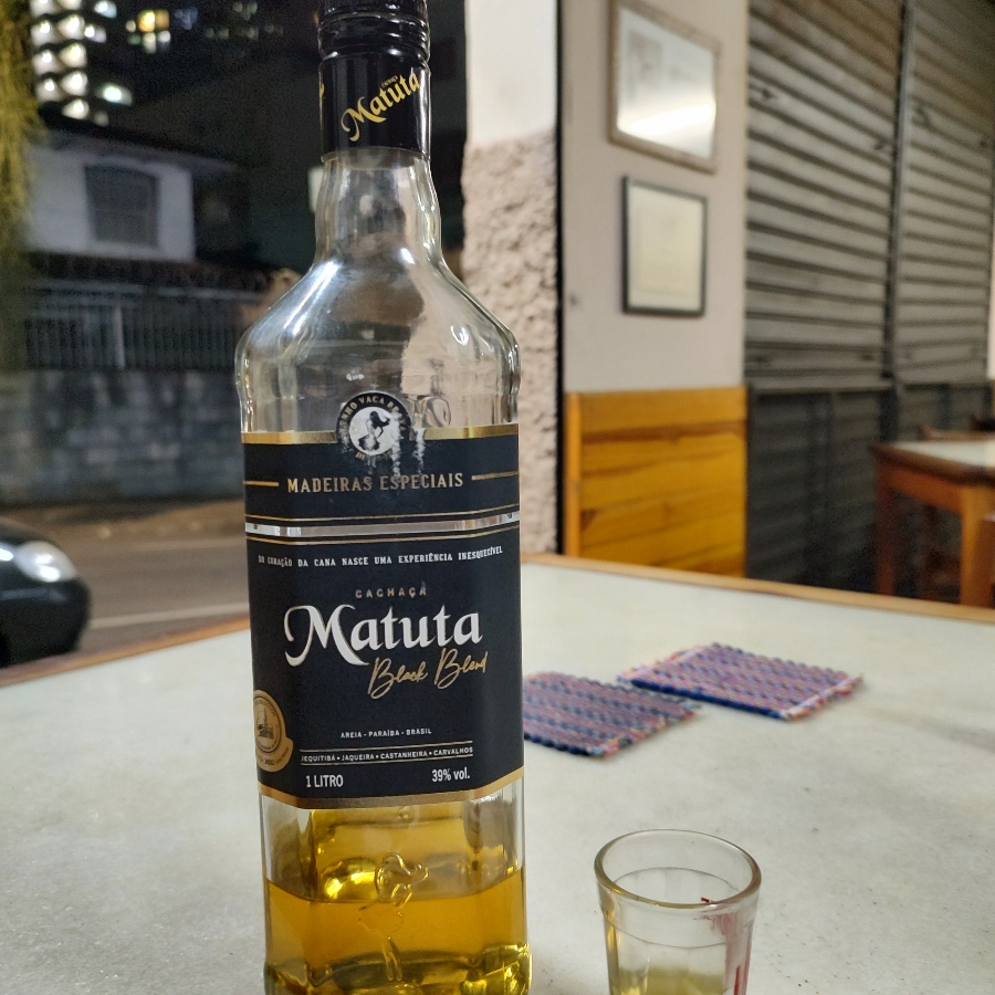 CACHAÇA MATUTA BLACK BLEND