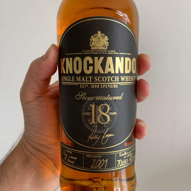 Knockando 18 years Distilled 2001