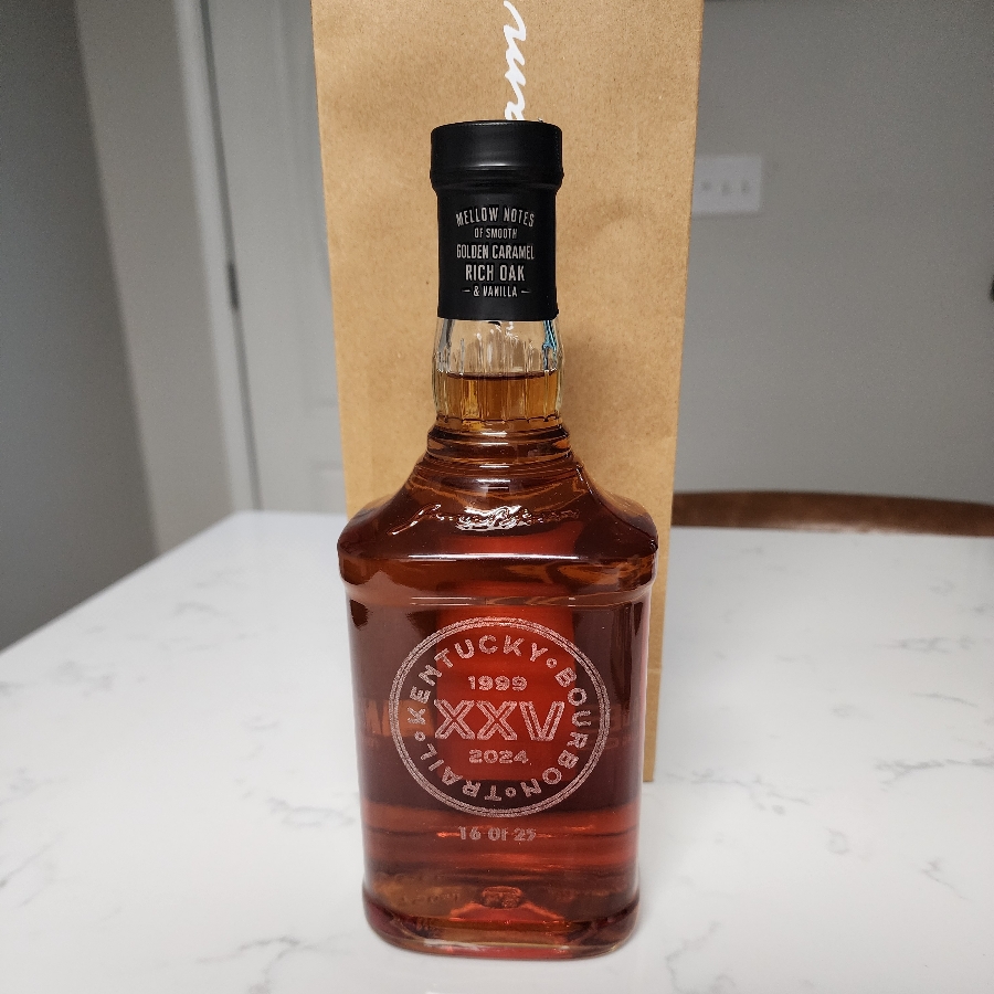 Jim Beam Black XXV Kentucky Bourbon Trail (only 25 bottles etched)