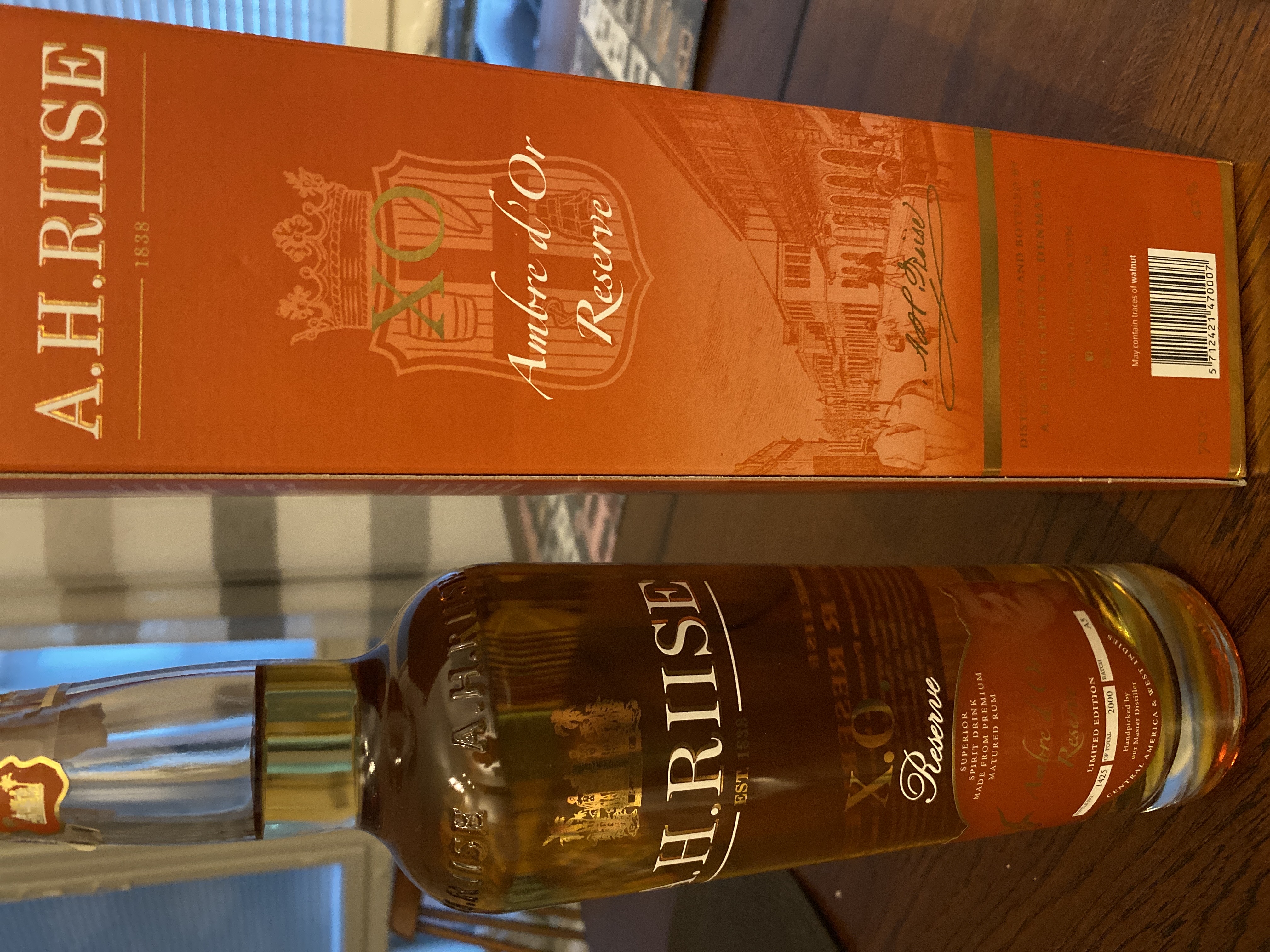 A.H. Riise XO Reserve Ambre d'Or