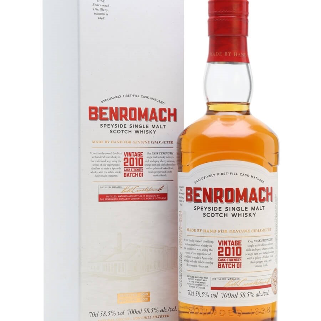 Benromach Cask Strength Vintage 2010