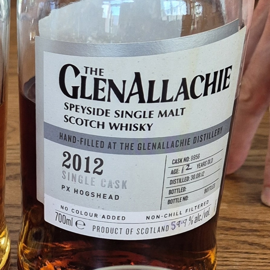 GlenAllachie Hand-fill - 2012 Single Cask PX Hogshead