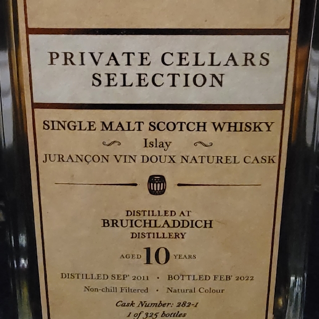 The Whisky Cellar Bruichladdich Islay