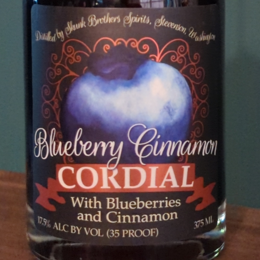 Skunk Brothers Blueberry Cinnamon Cordial