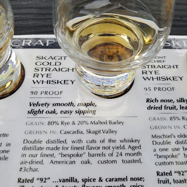Skagit Gold Straight Rye Whiskey