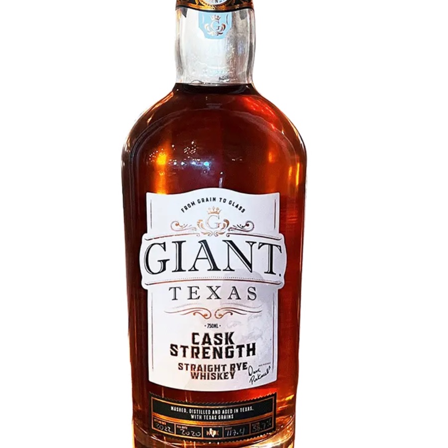 Giant Texas Cask Strength Rye Whiskey