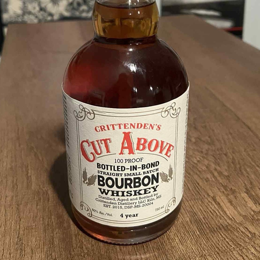 Crittenden's Cut Above Bottled-in-Bond