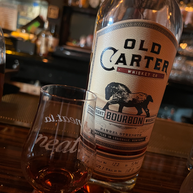 Old Carter Straight Bourbon Very Small Batch 1-CA (2022 Release)