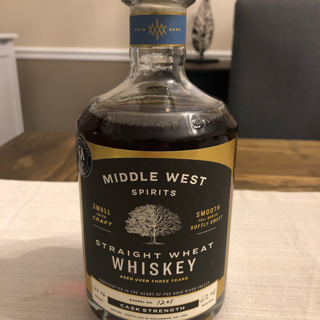 Middle West Spirits Straight Wheat Whiskey Cask Strength