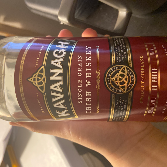 KAVANAGH SINGLE GRAIN IRISH WHISKEY