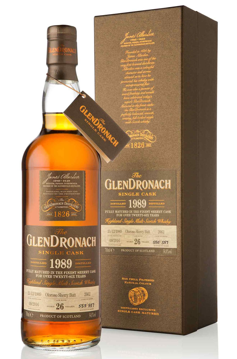 Glendronach 26 year 1989 cask 2662