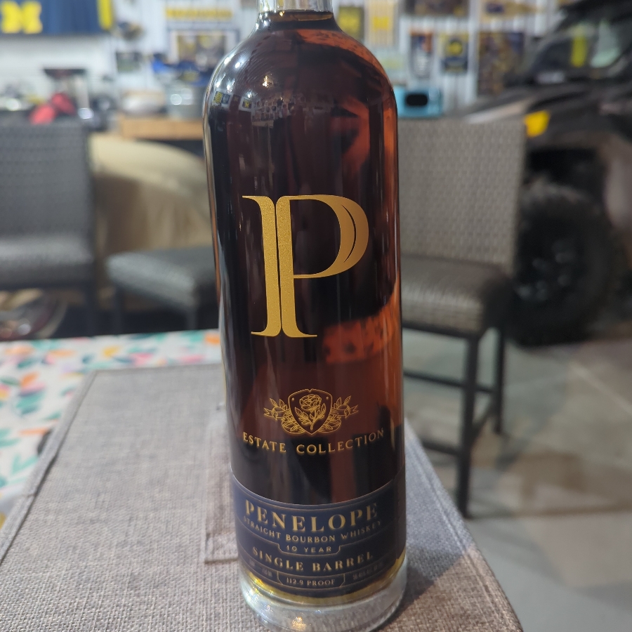 Penelope Estate Collection Single Barrell 10 year Selected by Bourbon Junkies