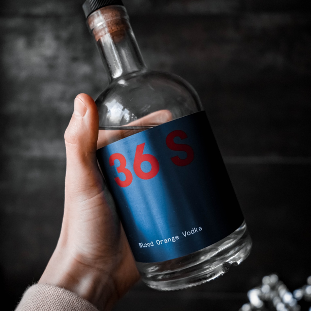 36 Short Blood Orange Vodka