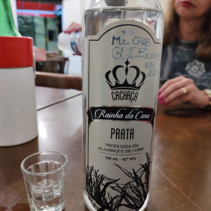 Cachaça Rainha da Cana Prata