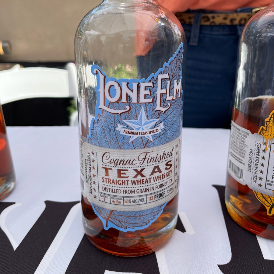Lone Elm Texas Straight Wheat Whiskey Cognac Finished