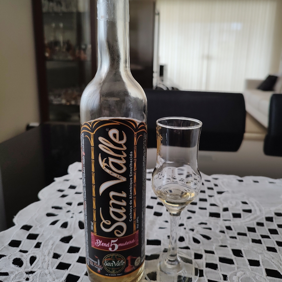 CACHAÇA SAN VALLE BLEND 5 MADEIRAS