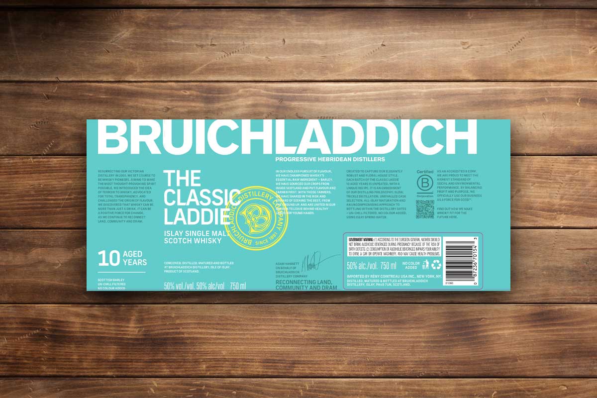 Bruichladdich 10 Year The Classic Laddie