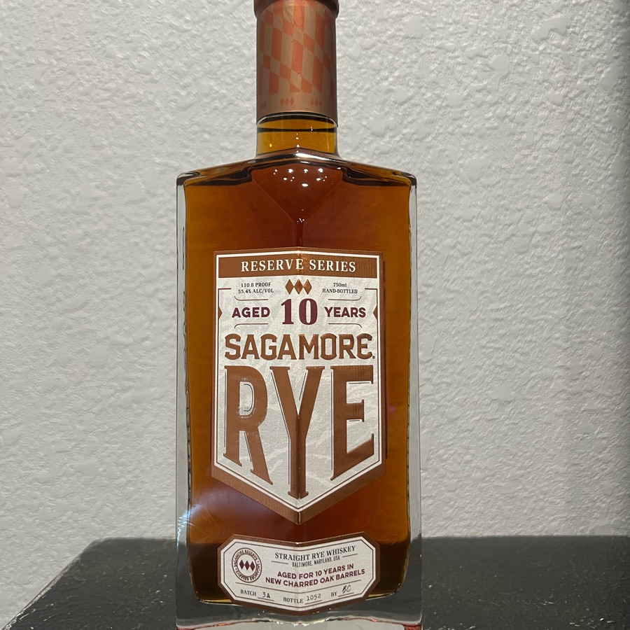 Sagamore Rye Reserve Series Aged 10 Years
