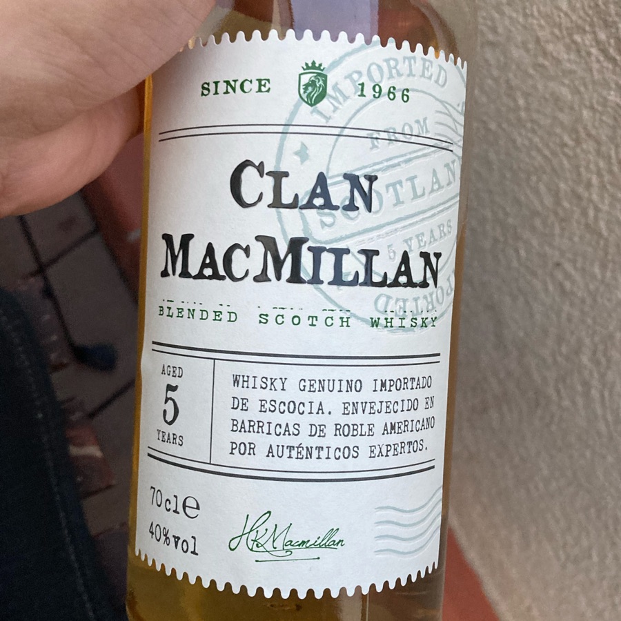 Clan Macmillan 5 years blended grain