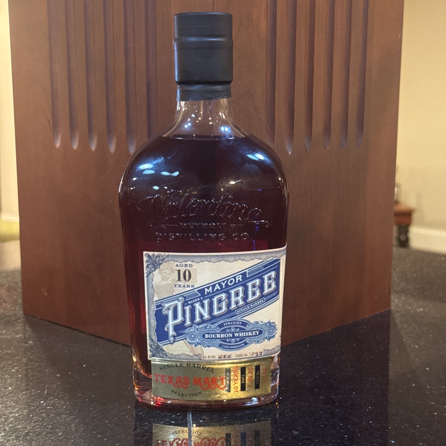 Mayor Pingree Straight Bourbon Single Barrel 10Yr Blue Label